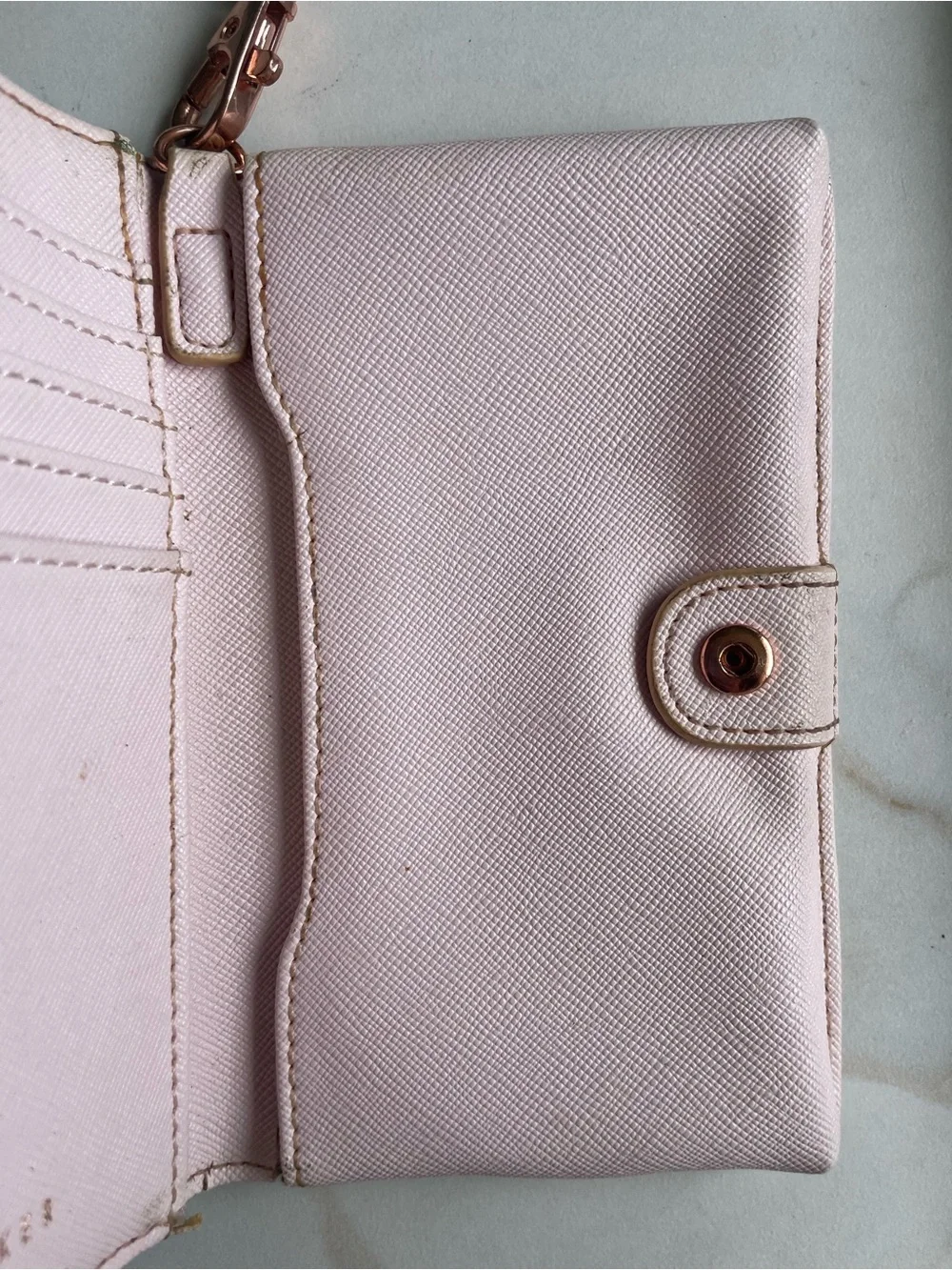Ted Baker London Hanging Garden Floral Crosshatch Bifold Leather Wallet